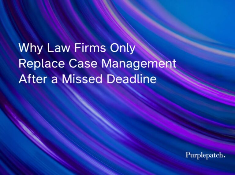 Law firm case management software and legal practice workflows